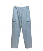MARNIマルニ）の古着「Tropical Wool Cargo Pants（トロピカルウールカーゴパンツ）」｜スカイブルー