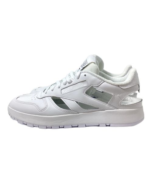 REEBOK（リーボック）REEBOK (リーボック) Maison Margiela (メゾンマルジェラ) Classic Leather DQ Shoes(クラシックレザーDQシューズ) ホワイト サイズ:28の古着・服飾アイテム