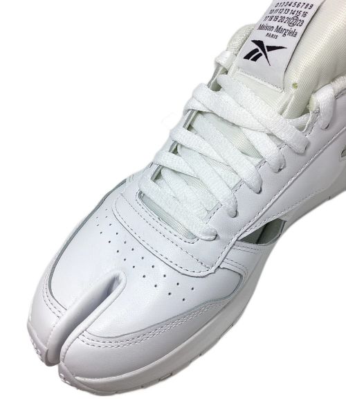 REEBOK（リーボック）REEBOK (リーボック) Maison Margiela (メゾンマルジェラ) Classic Leather DQ Shoes(クラシックレザーDQシューズ) ホワイト サイズ:28の古着・服飾アイテム
