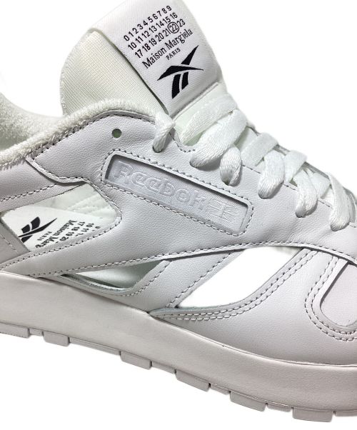 REEBOK（リーボック）REEBOK (リーボック) Maison Margiela (メゾンマルジェラ) Classic Leather DQ Shoes(クラシックレザーDQシューズ) ホワイト サイズ:28の古着・服飾アイテム