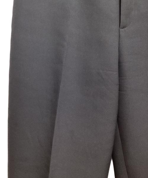 Dior（ディオール）Dior (ディオール) ウールワイドスラックス ブラック サイズ:52の古着・服飾アイテム