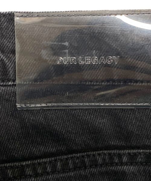 OUR LEGACY（アワーレガシー）OUR LEGACY (アワーレガシー) ジグザグデニムパンツ ブラック サイズ:36の古着・服飾アイテム