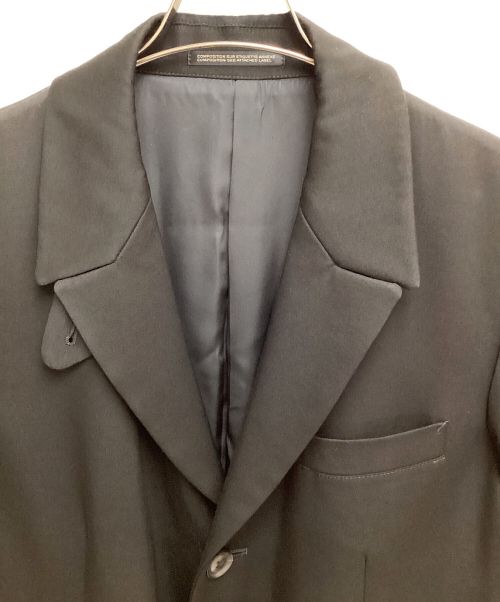 Yohji Yamamoto pour homme（ヨウジヤマモト プールオム）Yohji Yamamoto pour homme (ヨウジヤマモト プールオム) ロングJKTプリントB (SMOKING NO) ブラック サイズ:2の古着・服飾アイテム
