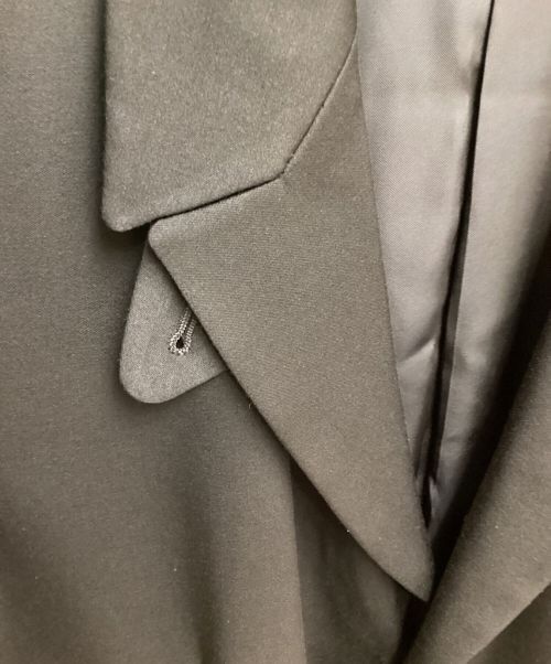 Yohji Yamamoto pour homme（ヨウジヤマモト プールオム）Yohji Yamamoto pour homme (ヨウジヤマモト プールオム) ロングJKTプリントB (SMOKING NO) ブラック サイズ:2の古着・服飾アイテム