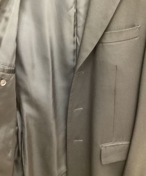 Yohji Yamamoto pour homme（ヨウジヤマモト プールオム）Yohji Yamamoto pour homme (ヨウジヤマモト プールオム) ロングJKTプリントB (SMOKING NO) ブラック サイズ:2の古着・服飾アイテム