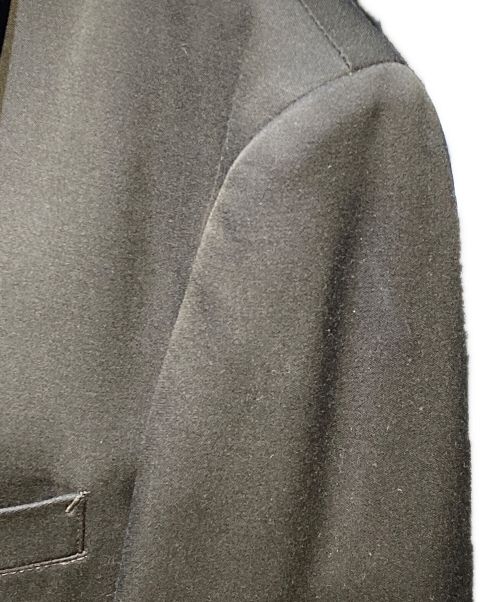 Yohji Yamamoto pour homme（ヨウジヤマモト プールオム）Yohji Yamamoto pour homme (ヨウジヤマモト プールオム) ロングJKTプリントB (SMOKING NO) ブラック サイズ:2の古着・服飾アイテム