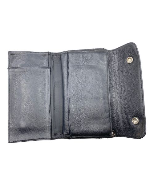 CHROME HEARTS（クロムハーツ）CHROME HEARTS (クロムハーツ) ウェーブウォレット ブラック サイズ:-の古着・服飾アイテム