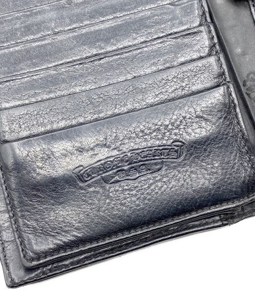 CHROME HEARTS（クロムハーツ）CHROME HEARTS (クロムハーツ) ウェーブウォレット ブラック サイズ:-の古着・服飾アイテム
