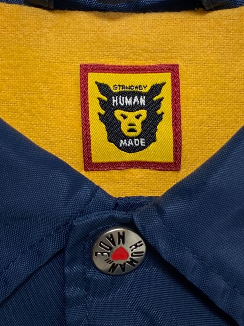 HUMAN MADE（ヒューマンメイド）HUMAN MADE (ヒューマンメイド) コーチジャケット ネイビー サイズ:Lの古着・服飾アイテム