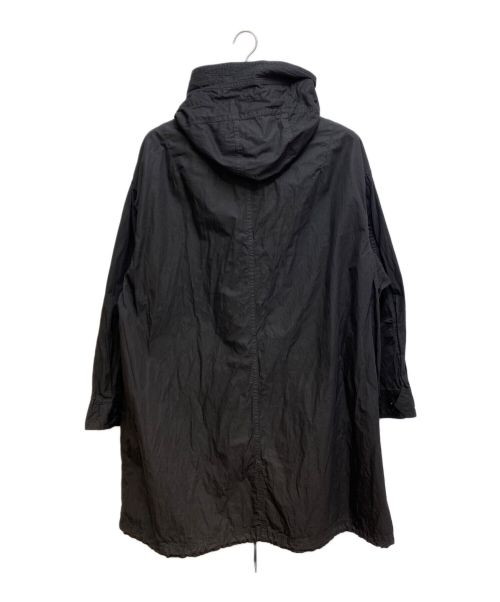 GROUND Y（グラウンドワイ）GROUND Y (グラウンドワイ) 製品染め モッズコート ブラック サイズ:3の古着・服飾アイテム