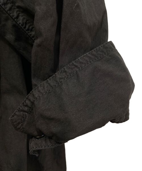 GROUND Y（グラウンドワイ）GROUND Y (グラウンドワイ) 製品染め モッズコート ブラック サイズ:3の古着・服飾アイテム
