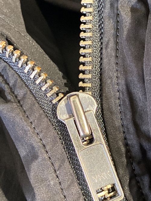 GROUND Y（グラウンドワイ）GROUND Y (グラウンドワイ) 製品染め モッズコート ブラック サイズ:3の古着・服飾アイテム