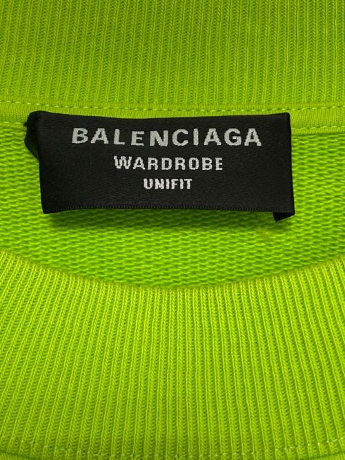 BALENCIAGA（バレンシアガ）BALENCIAGA (バレンシアガ) スウェット グリーン サイズ:Mの古着・服飾アイテム