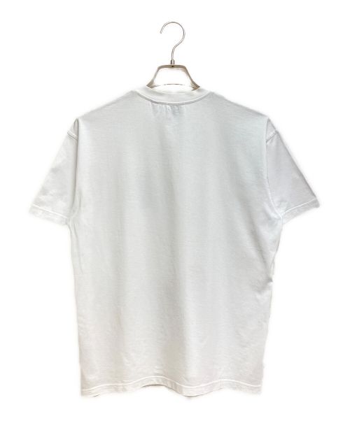 BURBERRY（バーバリー）BURBERRY (バーバリー) モノグラムモチーフ コットン オーバーサイズTシャツ ホワイト サイズ:XSの古着・服飾アイテム