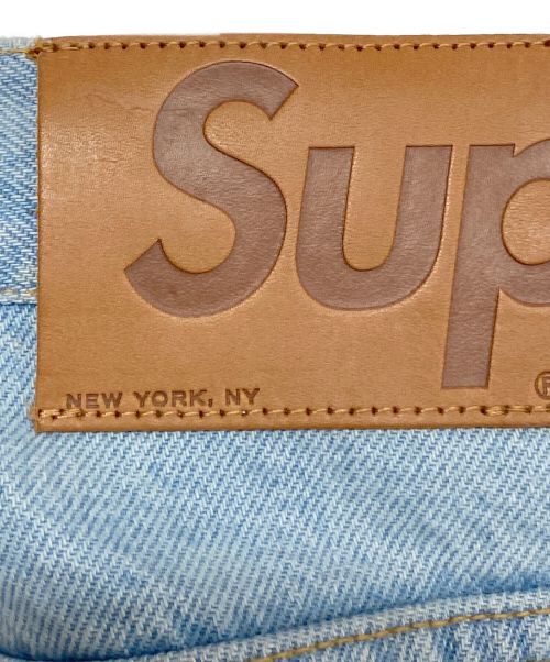 SUPREME（シュプリーム）SUPREME (シュプリーム) BLESS (ブレス) Sweatpant Jean グレー×インディゴ サイズ:S/Mの古着・服飾アイテム