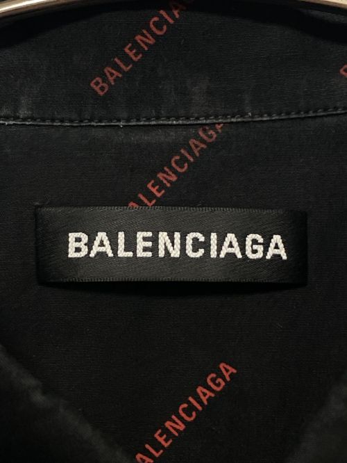 BALENCIAGA（バレンシアガ）BALENCIAGA (バレンシアガ) 半袖シャツ ブラック サイズ:39の古着・服飾アイテム