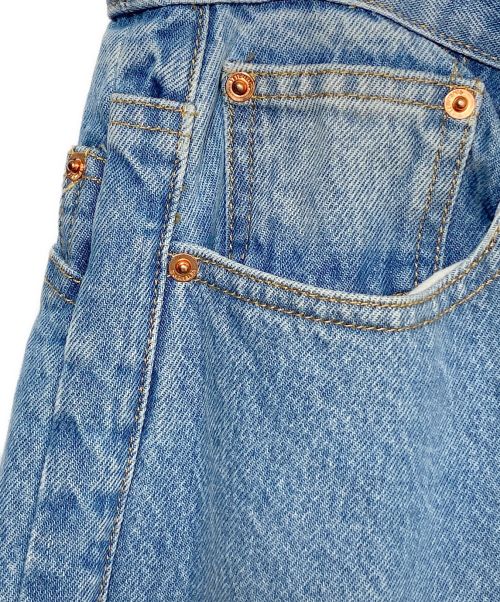 VETEMENTS（ヴェトモン）VETEMENTS (ヴェトモン) BIG SHAPE DENIM PANTS インディゴ サイズ:W32(81cm)の古着・服飾アイテム