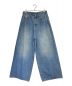 VETEMENTS（ヴェトモン）の古着「BIG SHAPE DENIM PANTS」｜インディゴ