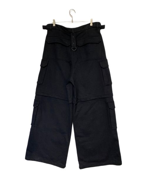 VETEMENTS（ヴェトモン）VETEMENTS (ヴェトモン) BLACKOUT CARGO SWEATPANTS ブラック サイズ:Sの古着・服飾アイテム
