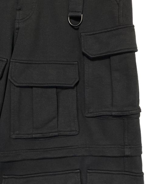 VETEMENTS（ヴェトモン）VETEMENTS (ヴェトモン) BLACKOUT CARGO SWEATPANTS ブラック サイズ:Sの古着・服飾アイテム