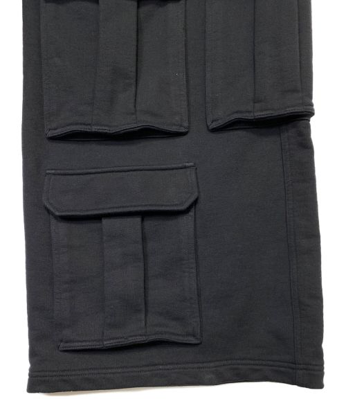 VETEMENTS（ヴェトモン）VETEMENTS (ヴェトモン) BLACKOUT CARGO SWEATPANTS ブラック サイズ:Sの古着・服飾アイテム