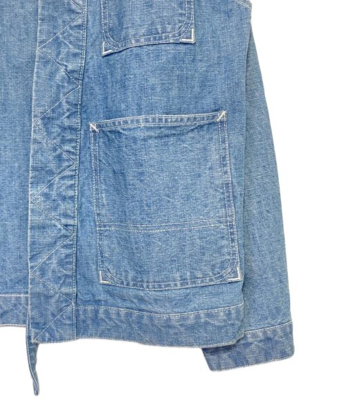 KENZO（ケンゾー）KENZO (ケンゾー) VERDY (ヴェルディ) Kimono Stone Bleached インディゴ サイズ:Sの古着・服飾アイテム