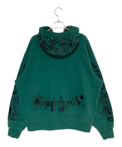 SUPREME（シュプリーム）SUPREME (シュプリーム) 葵産業 (アオイサンギョウ) AOI Zip Up Hooded Sweatshirt グリーン サイズ:Mの古着・服飾アイテム