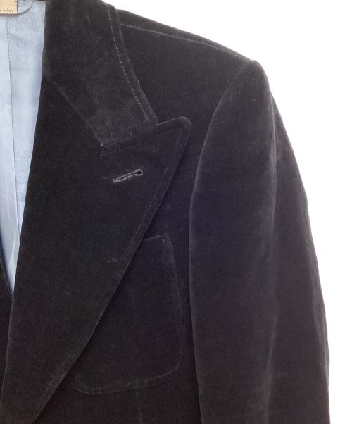 GUCCI（グッチ）GUCCI (グッチ) 22AW Velvet jacket(ベルベットジャケット) ブラック サイズ:44の古着・服飾アイテム