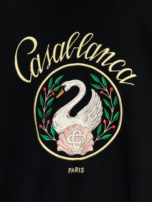 CASABLANCA（カサブランカ）CASABLANCA (カサブランカ) スウェット ブラック サイズ:Lの古着・服飾アイテム