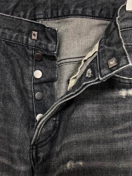 BALMAIN（バルマン）BALMAIN (バルマン) デニムパンツ グレー サイズ:83.5(W33)の古着・服飾アイテム