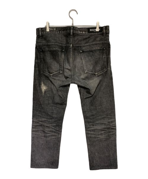 BALMAIN（バルマン）BALMAIN (バルマン) デニムパンツ グレー サイズ:83.5(W33)の古着・服飾アイテム