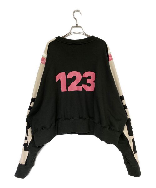 RIVINGTON roi Rebis（リヴィントンロイレヴィス）RIVINGTON roi Rebis (リヴィントンロイレヴィス) AGAPE CREWNECK ブラック サイズ:1の古着・服飾アイテム