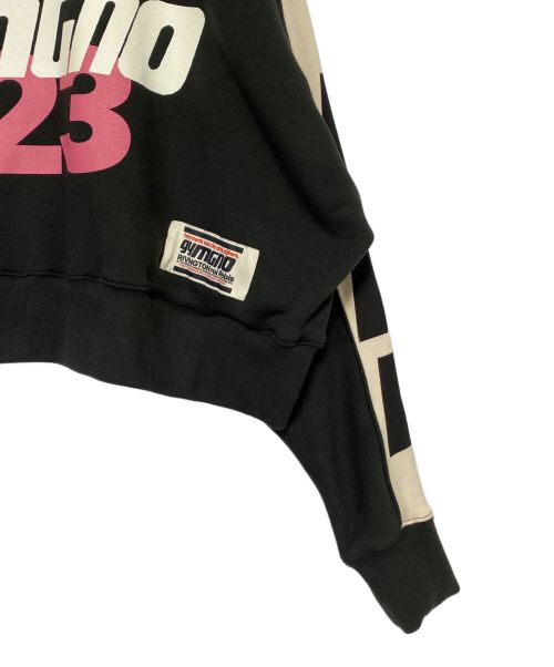 RIVINGTON roi Rebis（リヴィントンロイレヴィス）RIVINGTON roi Rebis (リヴィントンロイレヴィス) AGAPE CREWNECK ブラック サイズ:1の古着・服飾アイテム