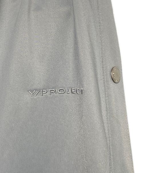 Y. PROJECT（ワイプロジェクト）Y. PROJECT (ワイプロジェクト) Snap Off Denim Track Pants グレー サイズ:XXSの古着・服飾アイテム