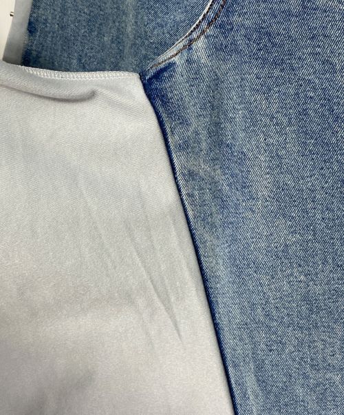 Y. PROJECT（ワイプロジェクト）Y. PROJECT (ワイプロジェクト) Snap Off Denim Track Pants グレー サイズ:XXSの古着・服飾アイテム