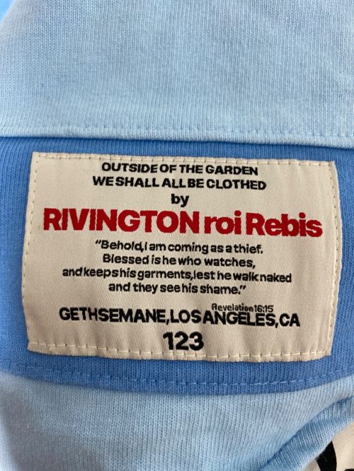 RIVINGTON roi Rebis（リヴィントンロイレヴィス）RIVINGTON roi Rebis (リヴィントンロイレヴィス) I STILL PRAY BUTTON UP ブルー サイズ:表記無しの古着・服飾アイテム