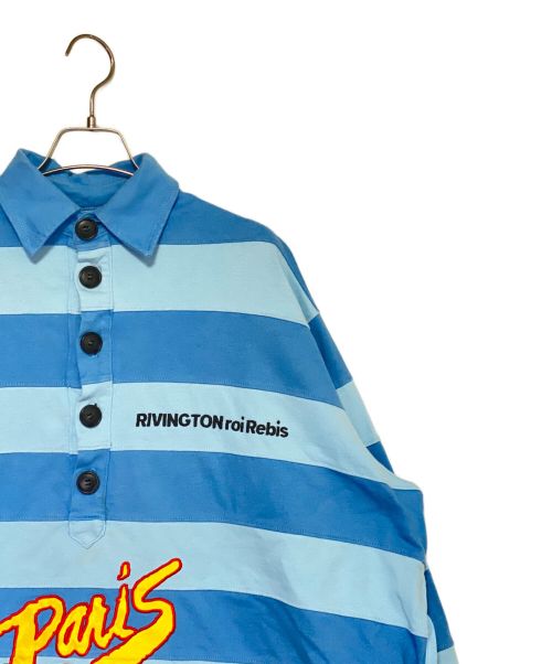 RIVINGTON roi Rebis（リヴィントンロイレヴィス）RIVINGTON roi Rebis (リヴィントンロイレヴィス) I STILL PRAY BUTTON UP ブルー サイズ:表記無しの古着・服飾アイテム