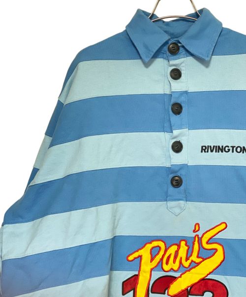 RIVINGTON roi Rebis（リヴィントンロイレヴィス）RIVINGTON roi Rebis (リヴィントンロイレヴィス) I STILL PRAY BUTTON UP ブルー サイズ:表記無しの古着・服飾アイテム