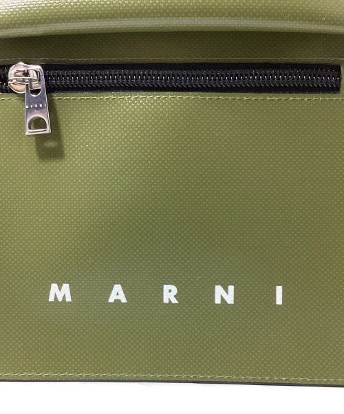 MARNI（マルニ）MARNI (マルニ) shoelace strap shoulder pouch (シューレースストラップショルダーポーチ) オリーブ サイズ:-の古着・服飾アイテム