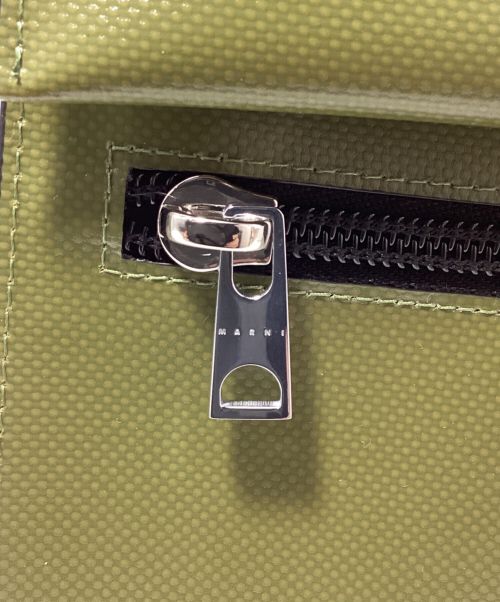 MARNI（マルニ）MARNI (マルニ) shoelace strap shoulder pouch (シューレースストラップショルダーポーチ) オリーブ サイズ:-の古着・服飾アイテム