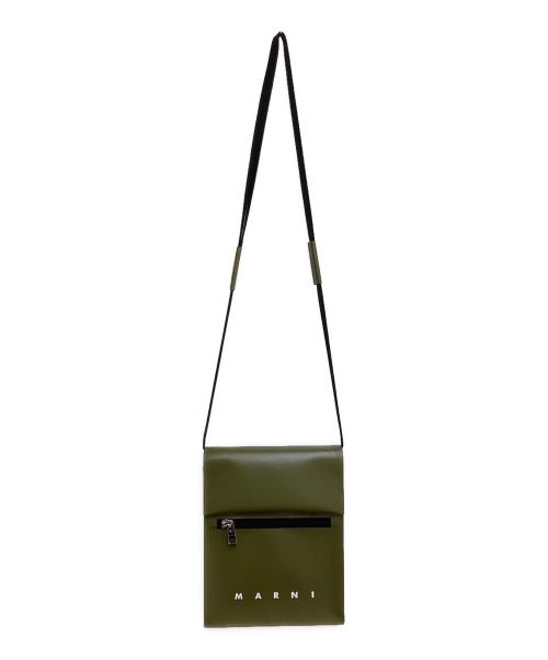 MARNI（マルニ）MARNI (マルニ) shoelace strap shoulder pouch (シューレースストラップショルダーポーチ) オリーブ サイズ:-の古着・服飾アイテム