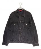 SUPREMEシュプリーム）の古着「S Logo Denim Trucker Jacket」｜ブラック