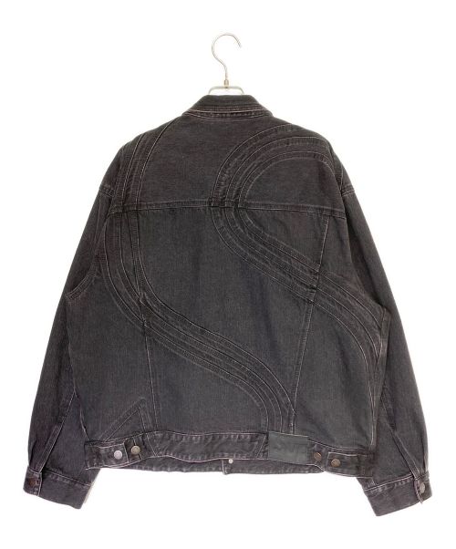 SUPREME（シュプリーム）SUPREME (シュプリーム) S Logo Denim Trucker Jacket ブラック サイズ:Lの古着・服飾アイテム