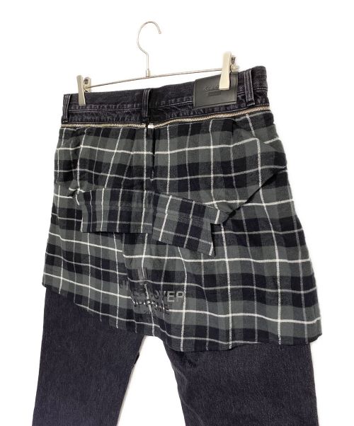 SUPREME（シュプリーム）SUPREME (シュプリーム) UNDERCOVER (アンダーカバー) Layered Jeans ブラック サイズ:32の古着・服飾アイテム
