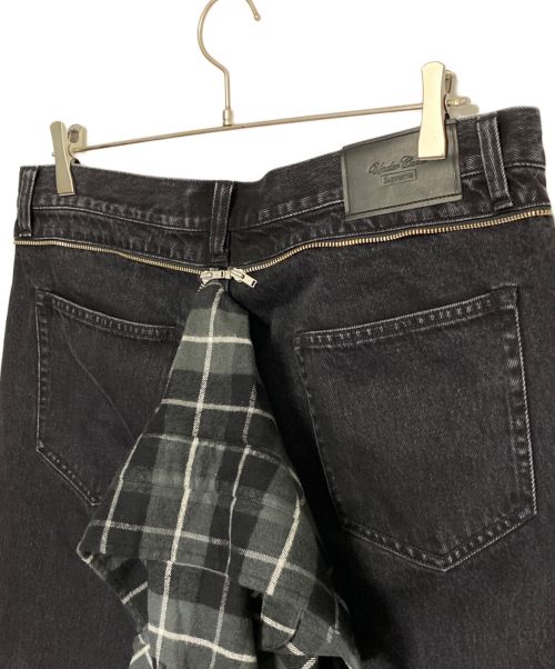 SUPREME（シュプリーム）SUPREME (シュプリーム) UNDERCOVER (アンダーカバー) Layered Jeans ブラック サイズ:32の古着・服飾アイテム