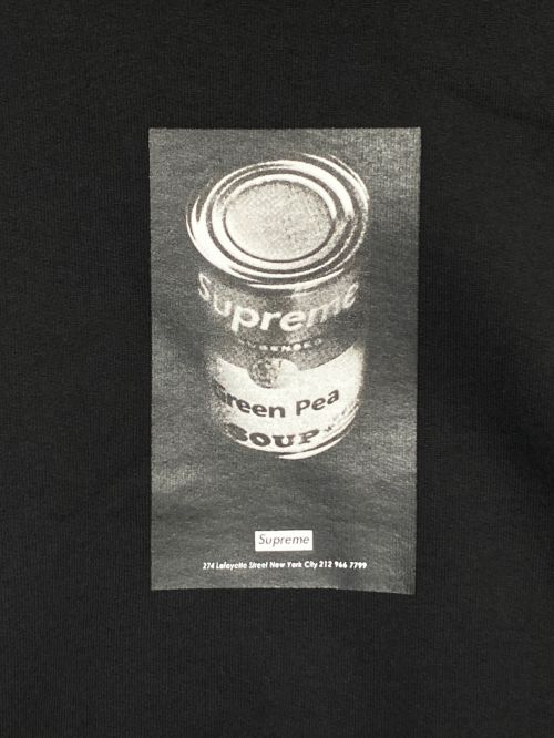 SUPREME（シュプリーム）SUPREME (シュプリーム) Soup Can Hooded Sweatshirt ブラック サイズ:Lの古着・服飾アイテム