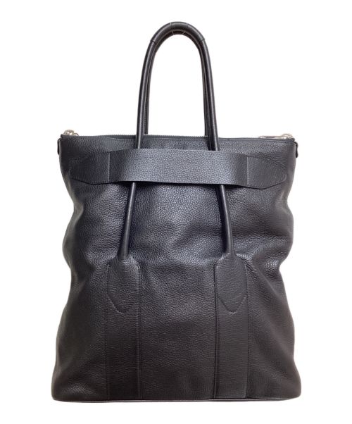 Maison Margiela（メゾンマルジェラ）Maison Margiela (メゾンマルジェラ) 20AW ダブルハンドル レザー トートバッグ ブラック サイズ:-の古着・服飾アイテム