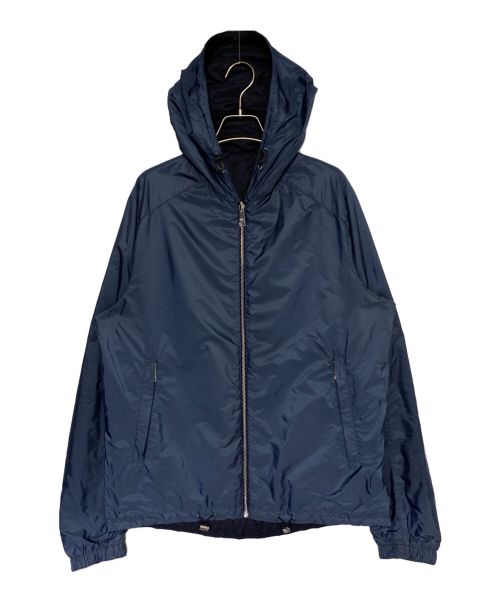 PRADA（プラダ）PRADA (プラダ) リバーシブルウインドブレーカー ネイビー サイズ:50の古着・服飾アイテム