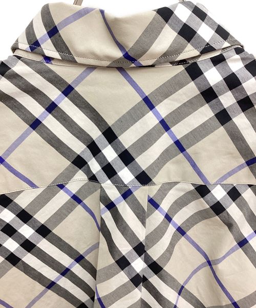 BURBERRY（バーバリー）BURBERRY (バーバリー) コットンチェックシャツ グレー×ブラック サイズ:XLの古着・服飾アイテム