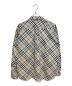 BURBERRY (バーバリー) コットンチェックシャツ グレー×ブラック サイズ:XL：75000円